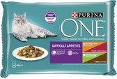 Purina ONE Difficult Appetite - Kattenvoer natvoer - Kip - 48 x 85g