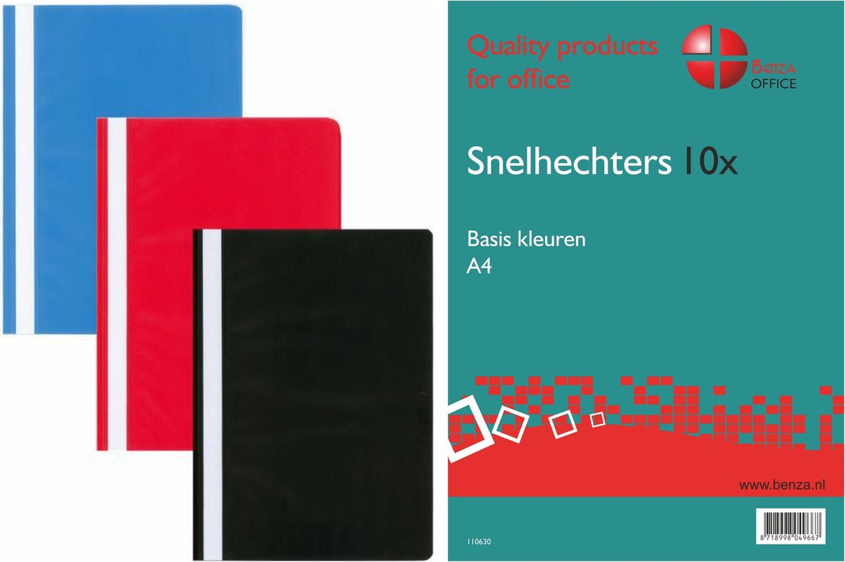 Benza - Snelhechters Basic Kleuren - 20 stuks
