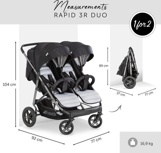 Hauck rapid 3r duo twin best sale review
