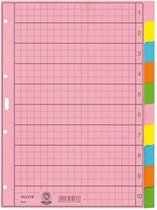 Leitz - Register A4 Manila papier - Meerdere kleuren - 10 tabbladen