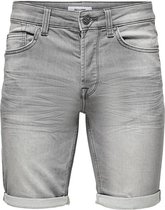 Grijze Heren jeans short kopen? Kijk snel! | bol.com