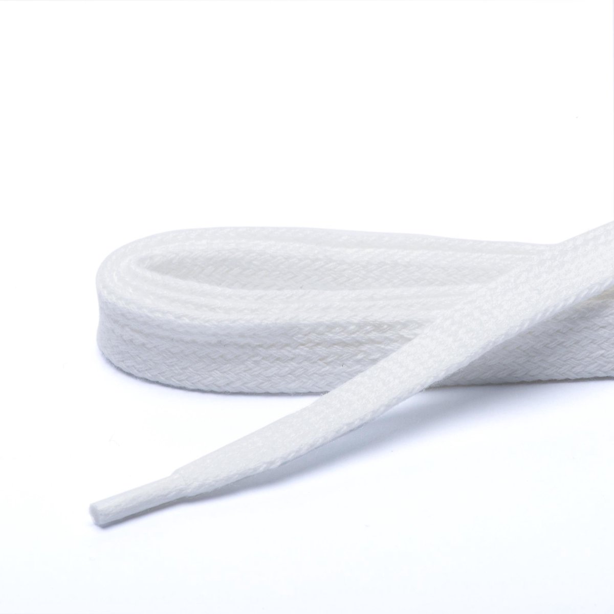 Schoenveters wit plat 120 cm extra breed 12 mm - 6-8 gaatjes