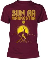 Sun Ra Heren Tshirt -S- Space Is The Place Rood