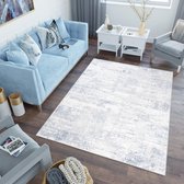 Tapiso Sky Vloerkleed Beige Blauw Vintage Korte Pool Woonkamer Slaapkamer Tapijt Maat - 180x250