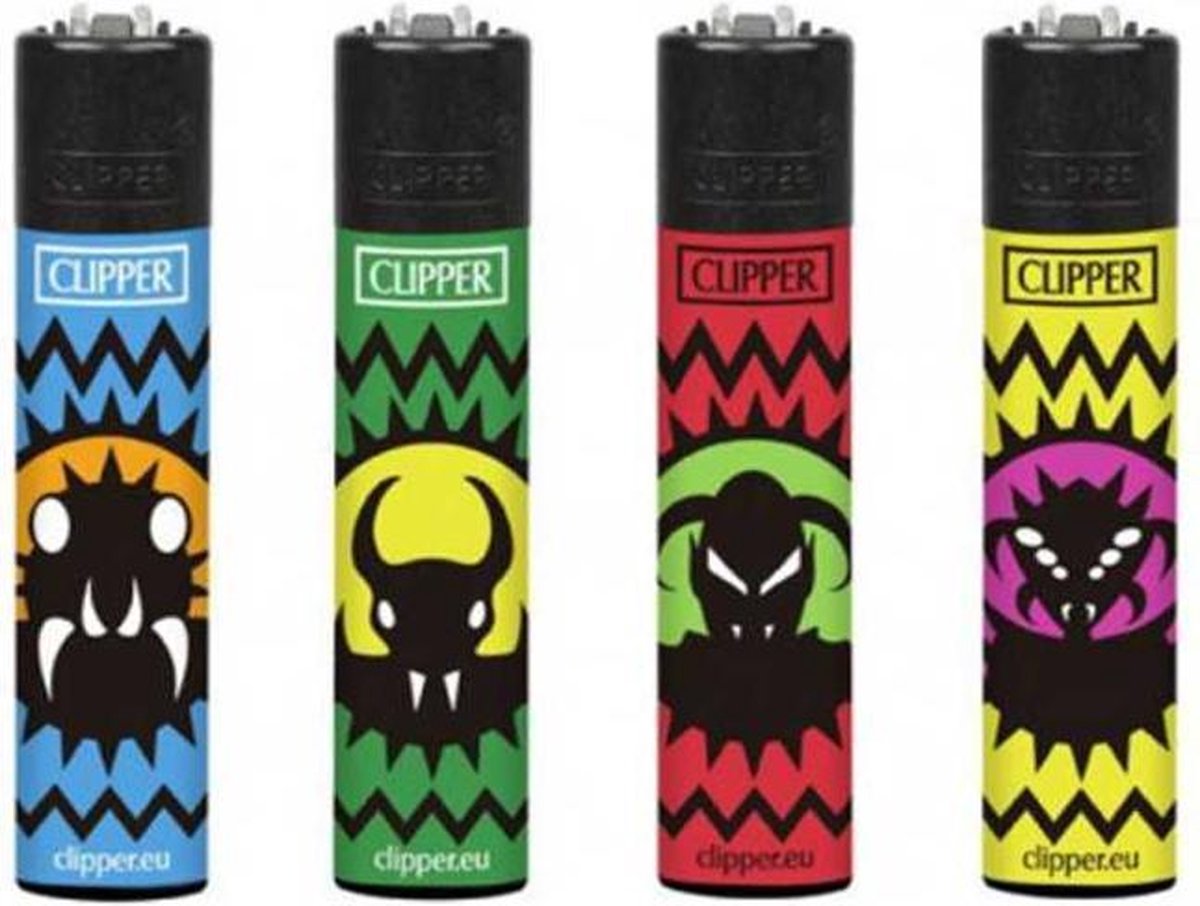 Goedkoopste Clipper Aansteker - Nightmares - 4 stuks