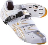 Chaussures de cyclisme / Chaussures de cyclisme de cyclisme PEARL IZUMI W Elite RD III White / Argent, Femme, Taille 36 (REMARQUE: sont environ 1 taille plus petite que la pointure normale)