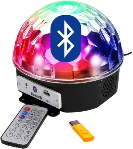 LED Magische Crystal Disco Bal Lamp met Bluetooth en Afstandbediening - Muziek Box - Feest - Studenten Lamp -  Discotheek - Huisfeest - Cadeau - LED Lamp