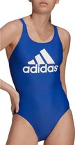 adidas adidas SH3.RO Big Logo Sportbadpak - Maat 40 Volwassenen - blauw - wit