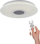Paul Neuhaus Plafondlamp Oka LED - Bluetooth luidpreker - remote - Ø 40 cm - Wit