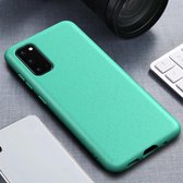 Voor Galaxy S20 matte textuur tarwestro beschermhoes (groen)