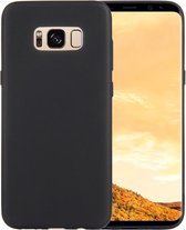 Voor Galaxy S8 + / G955 ultradunne TPU frosted beschermende achterkant van de behuizing (zwart)