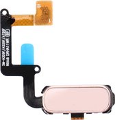 Home-knop Flex-kabel met vingerafdrukidentificatie voor Galaxy A3 (2017) / A320 en A5 (2017) / A520 en A7 (2017) / A720 (roze)