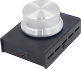 OT-U001 USB Volumeregeling PC Computer Luidspreker Audio Volumeregelaar Knop, Ondersteuning Win 10/8/7 / Vista / XP & Mac (Zwart)