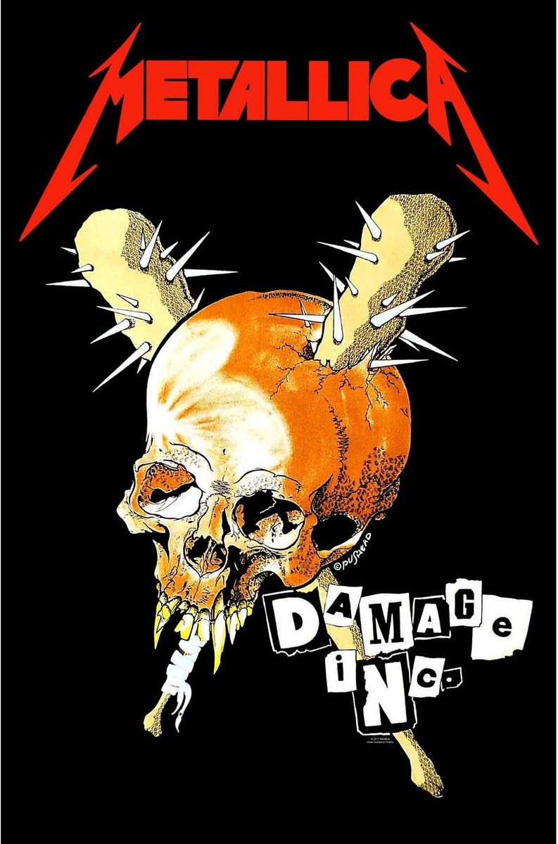 Metallica - Damage Inc. Textiel Poster - Multicolours