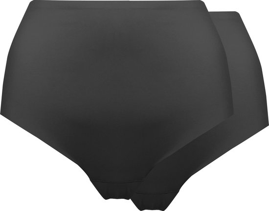 MAGIC Bodyfashion Dream Organics Panty (2-Pack) Zwart Vrouwen - Maat XL
