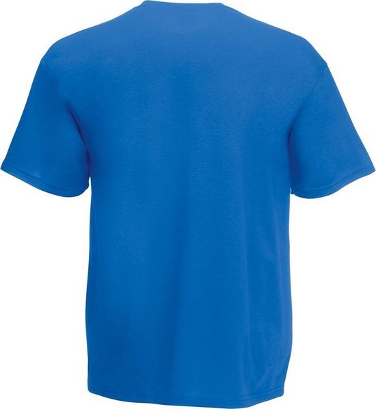 Set van 3x stuks basic kobalt blauw t-shirt voor heren - voordelige shirts -... | bol.com