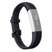 Voor Fitbit Alta Smart Watch siliconen horlogeband, lengte: ongeveer 23,8 cm (zwart)