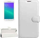 Voor OPPO R9s Plus Litchi Texture horizontale flip lederen tas met magnetische gesp & houder & kaartsleuven & portemonnee (wit)