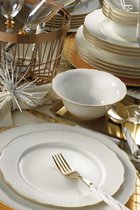 Kutahya porselein ILAY GOLD serviesset (24 delig) 6 personen - BNILY24Y2520