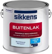 Sikkens Buitenlak - Verf - Zijdeglans - Mengkleur - Zachtblauw - 2,5 liter