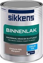 Sikkens Binnenlak - Verf - Zijdeglans - Mengkleur - Chocolate Milk - 1 liter