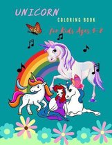 Unicorn Coloring Book For Kids Ages 4-8