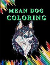 Mean Dog Coloring