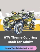 ATV Theme Coloring Book for Adults