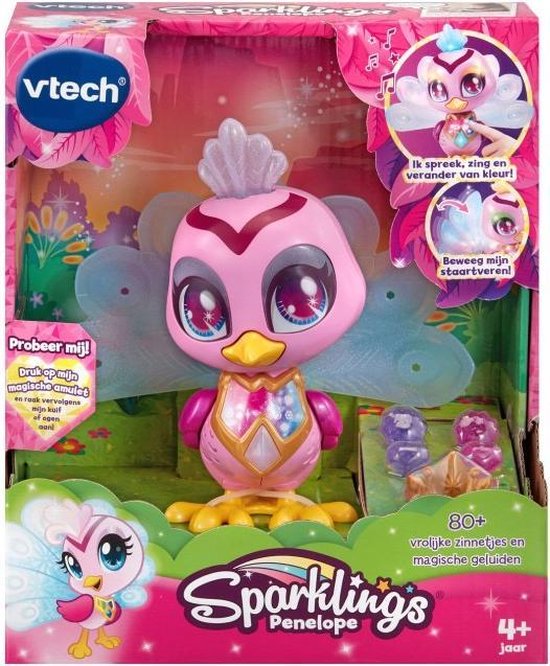 VTech KidiFriends Sparklings Penelope - Educatief Babyspeelgoed - Meisjes Speelgoed