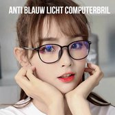 Allernieuwste RETRO Computer TV Game Bril - Anti Blauw Licht tegen Hoofdpijn - Kantoorbril - Anti Vermoeidheid Ogen - Blue Light Filter - Computerbril RetroLook