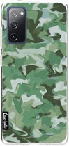 Casetastic Samsung Galaxy S20 FE 4G/5G Hoesje - Softcover Hoesje met Design - Army Camouflage Print