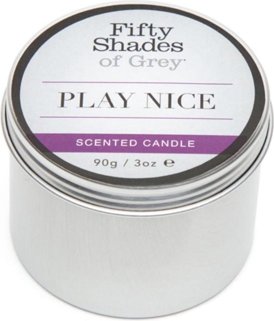 Fifty Shades of Grey - Play Nice Vanille Kaars 90 gram