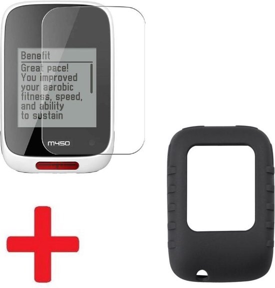 2-in-1 Screen Protector & Beschermhoes Case Cover Hoes Sleeve Voor Polar  M450/M460 GPS... | bol.com