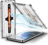 Spigen EZ FIT Glass Met Montage Frame voor Samsung Galaxy S21 - 2 Pack - AGL02550