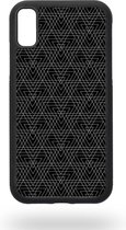 Black triangular inception Telefoonhoesje - Apple iPhone XR