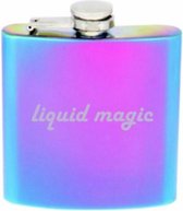 DCI RAINBOW LUSTER LIQUID MAGIC 6 OZ. FLASK