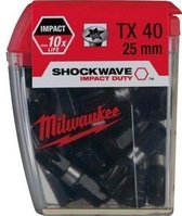 Milwaukee 4932430886 Shockwave impact duty schroefbit TX 30 - 25mm (25st)