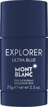 Montblanc Explorer Ultra Blue Mannen Stickdeodorant 75 g 1 stuk(s)