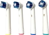 Precision Clean Opzetborstels Geschikt voor Oral b - wit - 4 Stuks - oDaani