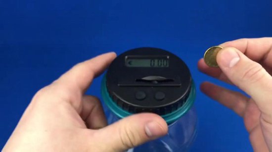 Tirelire numérique avec compteur de pièces - convient aux pièces