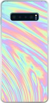 Samsung Galaxy S10+ - Smart cover - Transparant - Holographic