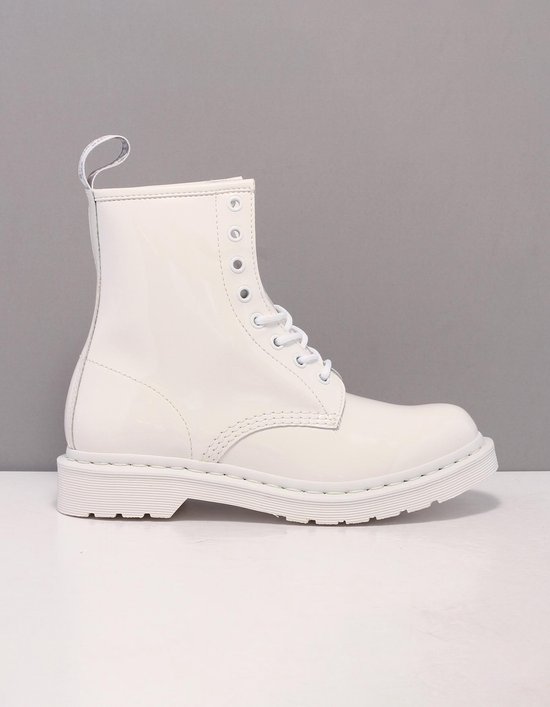 Dr. Martens 1460 mono boots dames wit 26728100 white patent lak 39 | bol.com