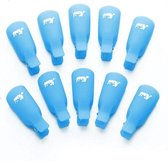 Nagellak Remover Clips Set - Soak Off Clips - Gellak Verwijderen - Soak Off Nailclips - **Blauw**