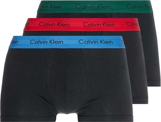 Calvin Klein short 3 pack Cotton Stretch Low Rise Trunks H U2664G-BZP