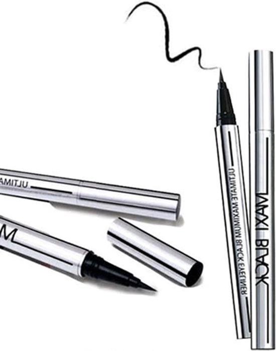 Crayon Eye Liner Noir Longue Durée Liquide De Maquillage Cosmétique Imperméable Et 