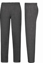 Senvi Men's Straight Leg Sweatpants/Joggingbroek - Dark Heather Grey - L