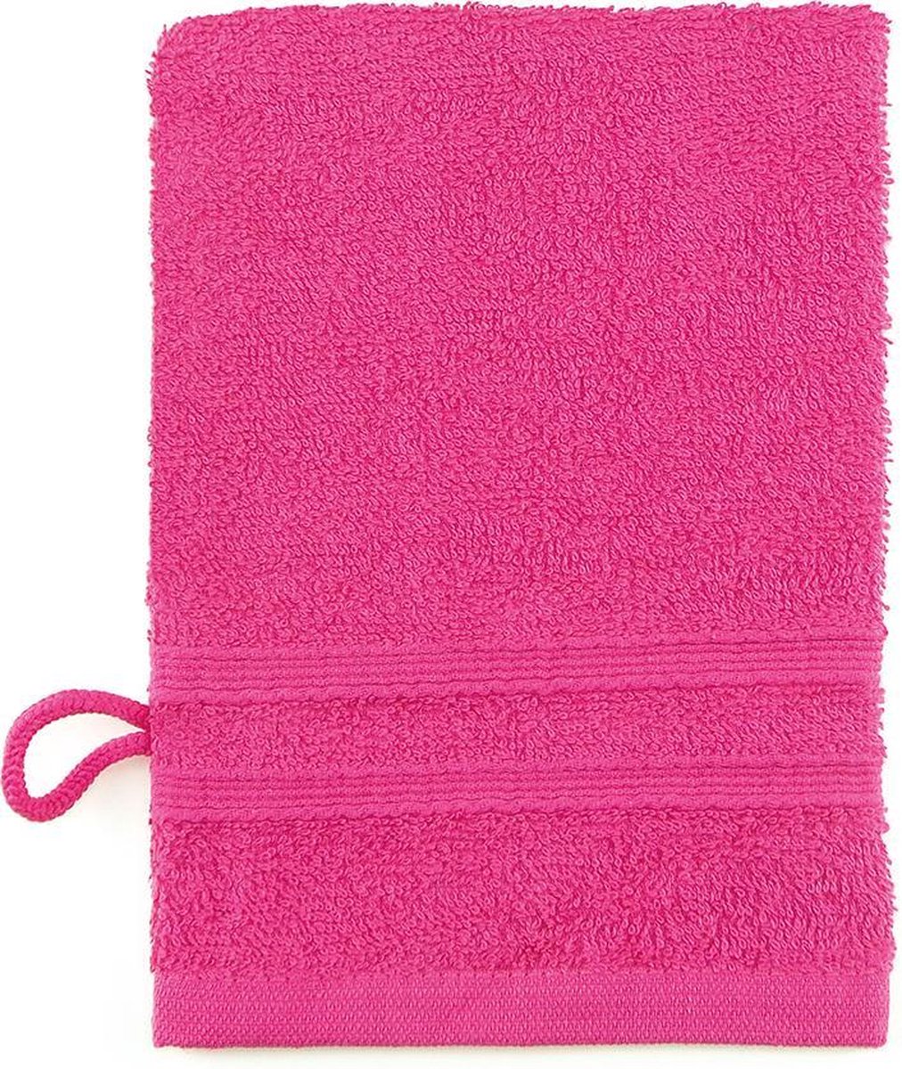 Washandjes, 8 Stuks, Fuchsia, 15x22cm, Treb ADH