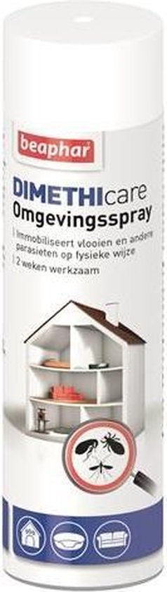 Beaphar Dimethicare Omgevingsspray - Anti vlooien en tekenmiddel - 400 ml 400ml