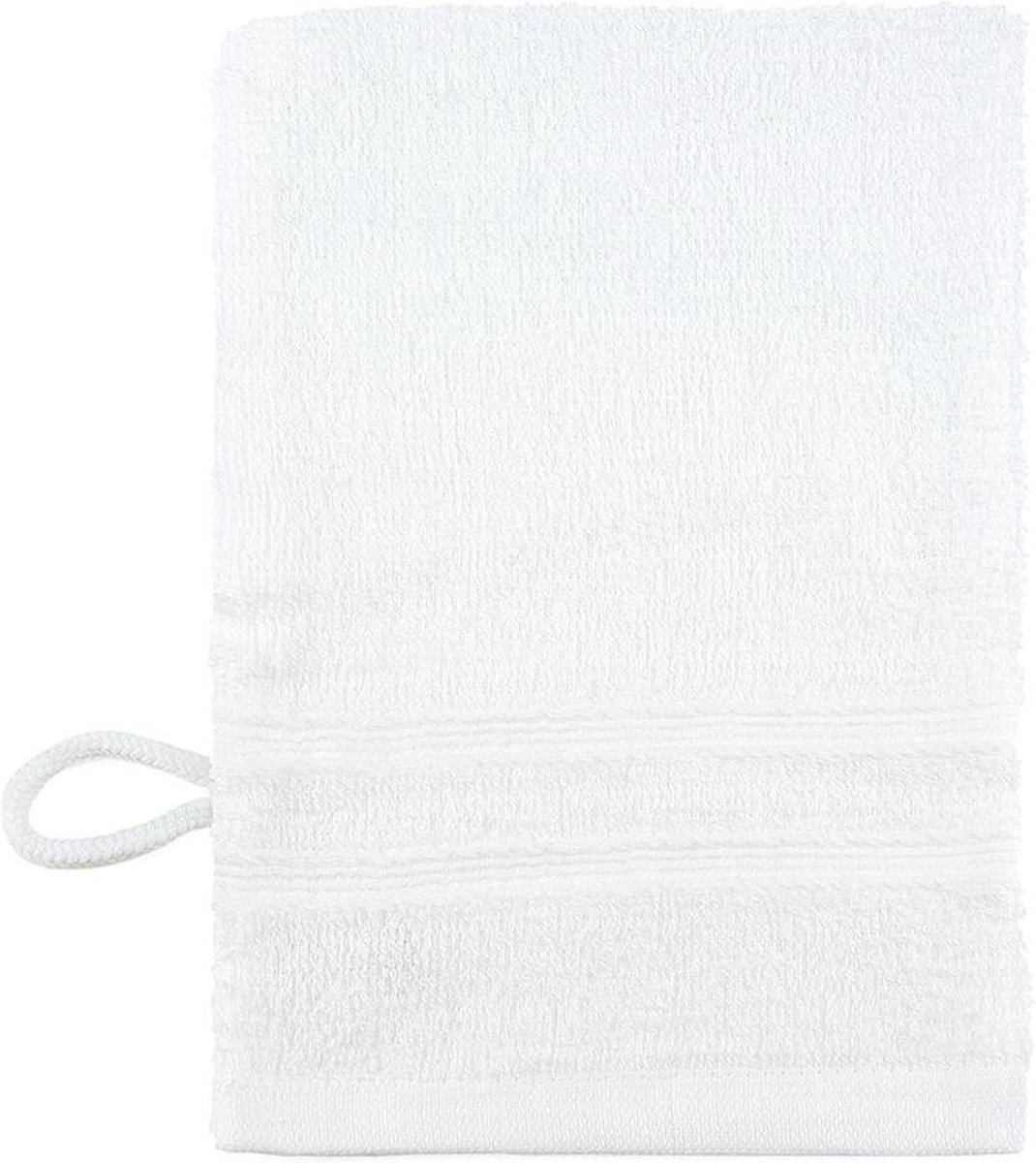 Washandjes, 8 Stuks, Wit, 15x22cm, Treb ADH