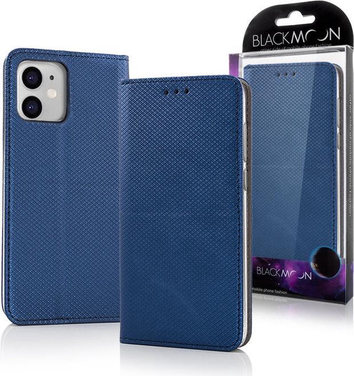 iphone 12 mini hoesje blauw - bookcase - Blackmoon